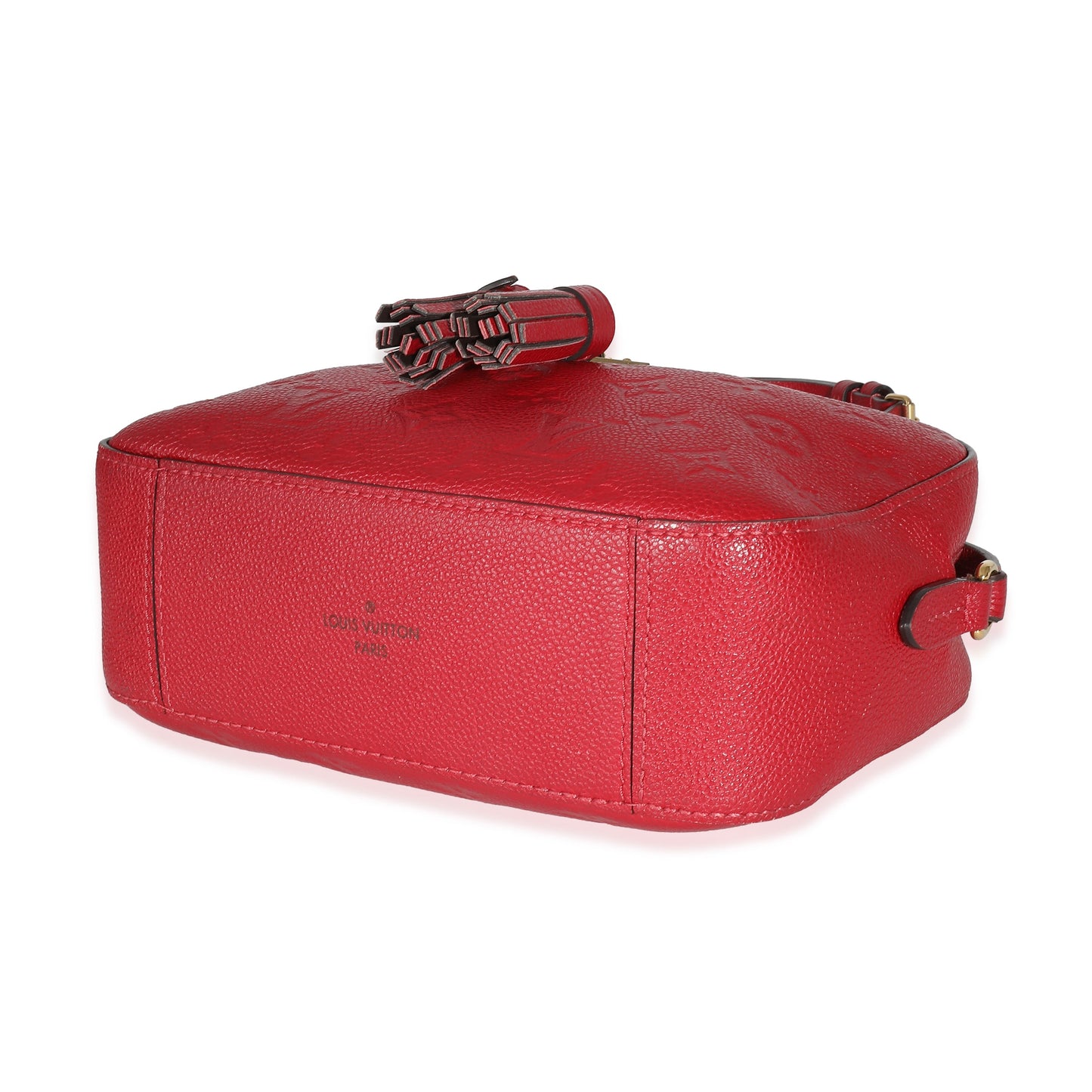 Louis Vuitton Red Monogram Empreinte Saintonge Crossbody
