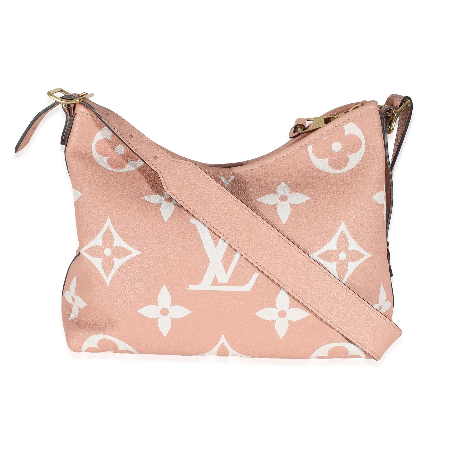 Louis Vuitton Louis Vuitton Trianon Pink Cream Empreinte Monogram Giant Carryall PM