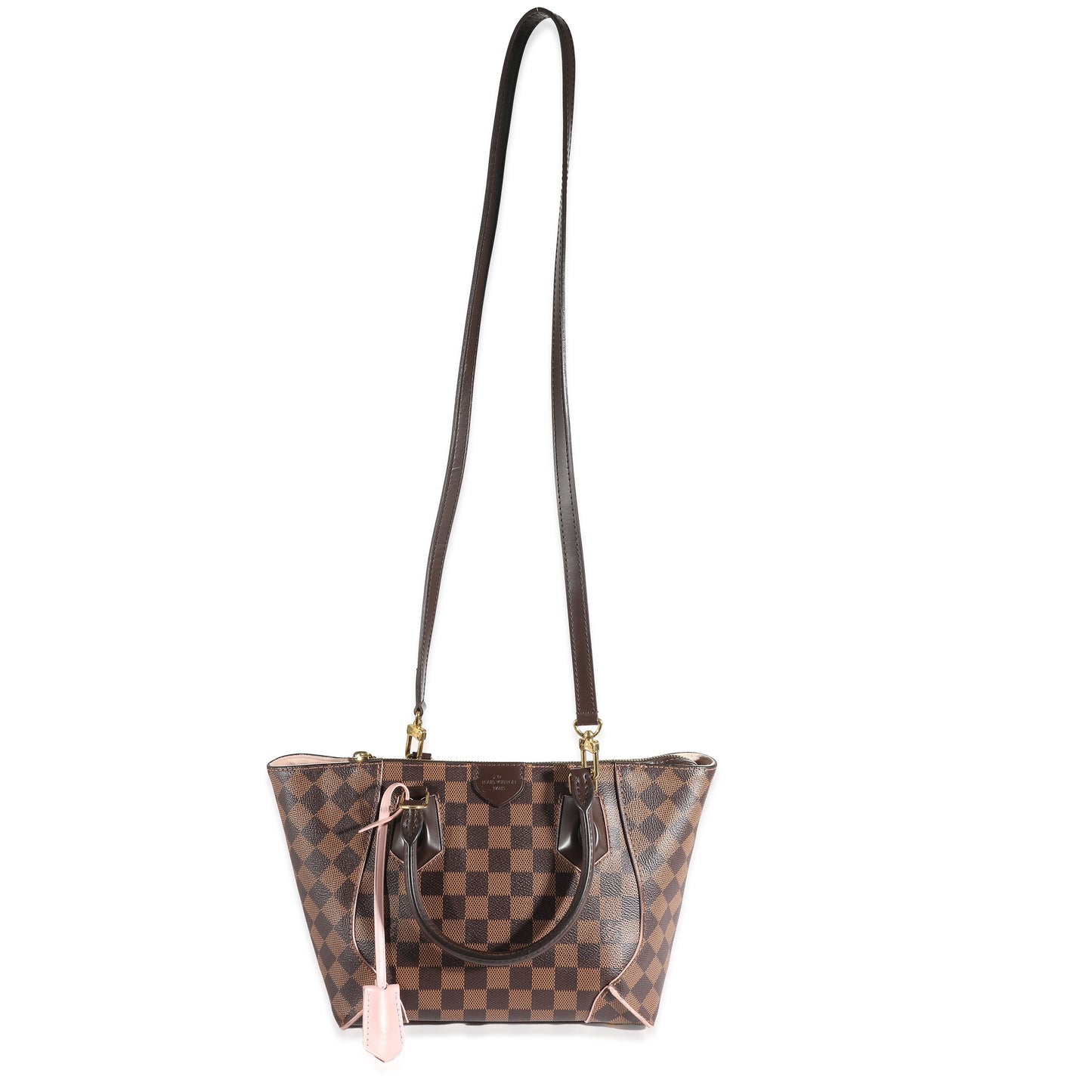 Louis Vuitton Louis Vuitton Rose Ballerine Damier Ebene Canvas Caissa PM