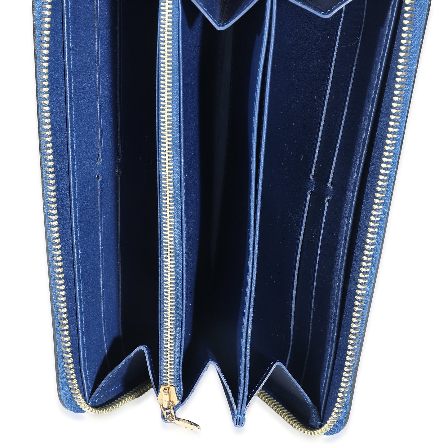 Louis Vuitton Louis Vuitton Grand Bleu Vernis Zippy Wallet
