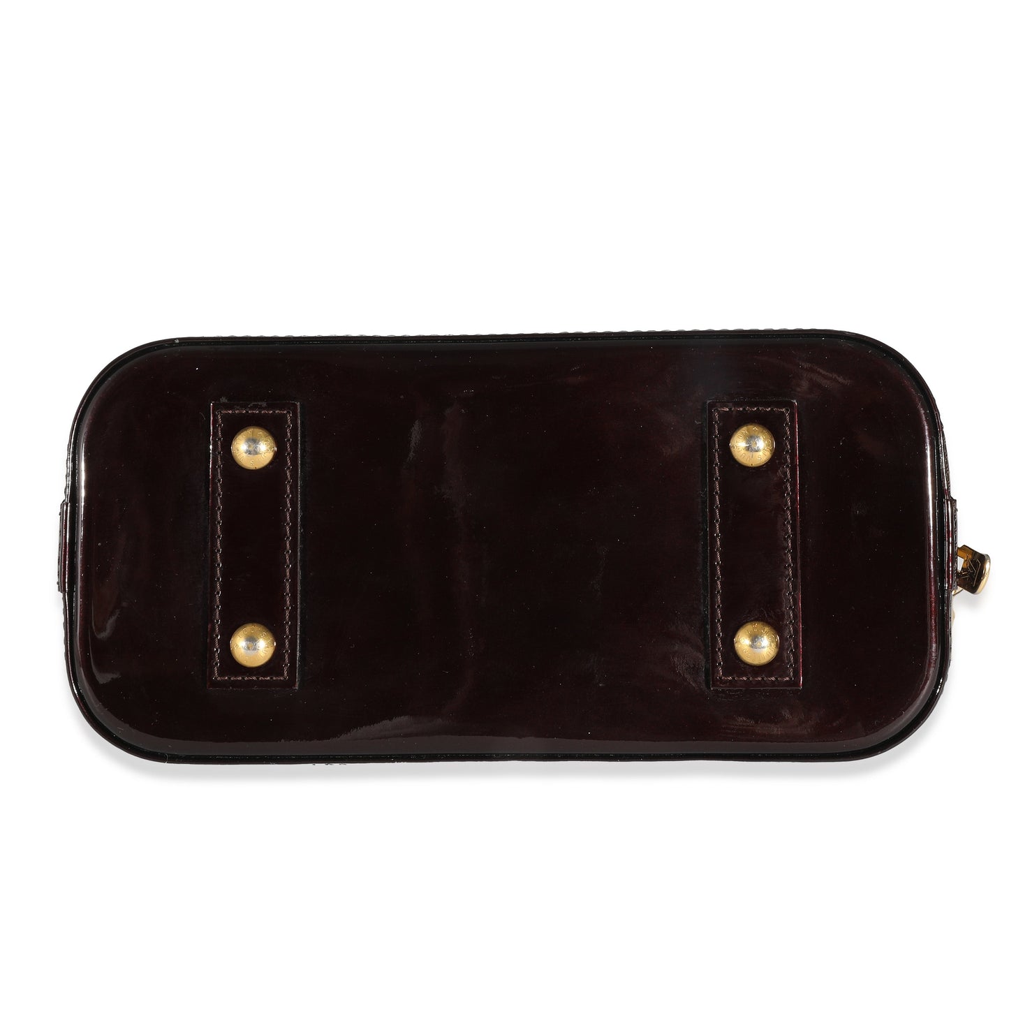 Louis Vuitton Louis Vuitton Amarante Vernis Rayures Alma BB