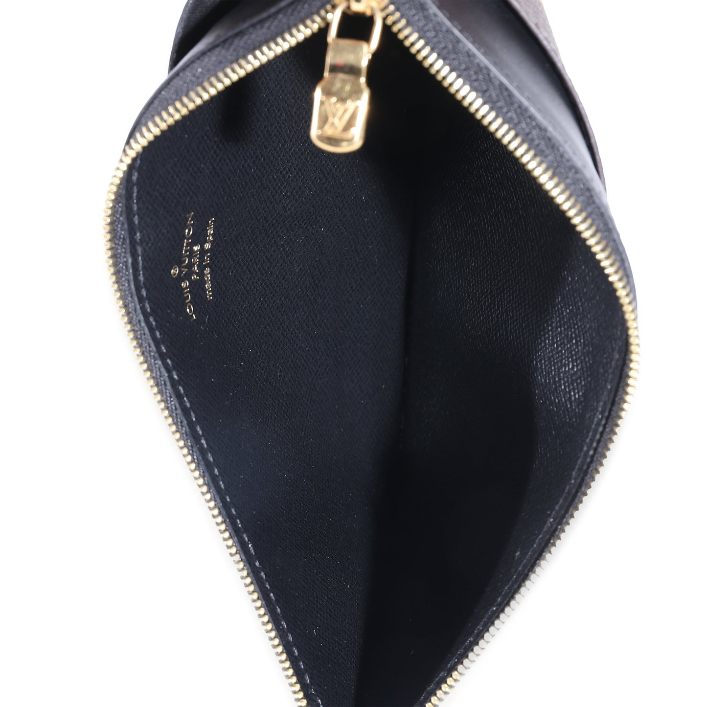 Louis Vuitton Louis Vuitton Black Monogram Canvas Slim Purse