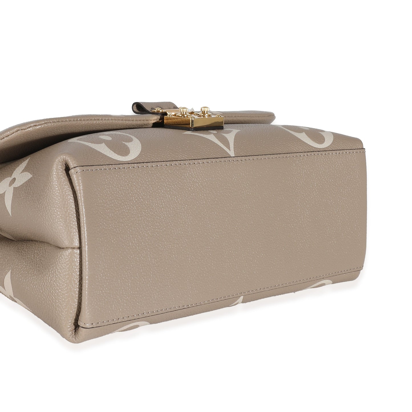 Louis Vuitton Louis Vuitton Dove Gray Crème Beige Empreinte Madeleine MM