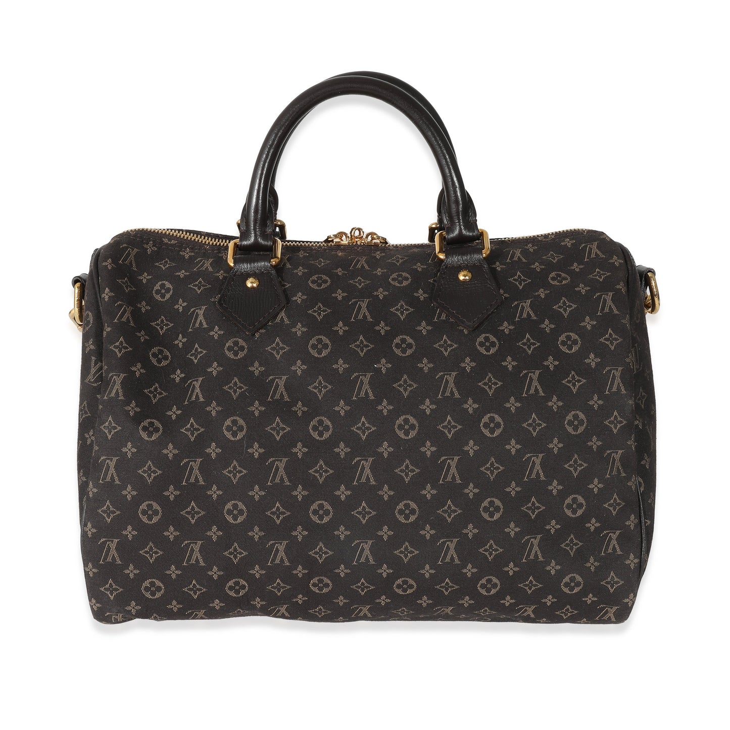 Louis Vuitton Louis Vuitton Brown Monogram Canvas Mini Lin Speedy Bandouliere 30