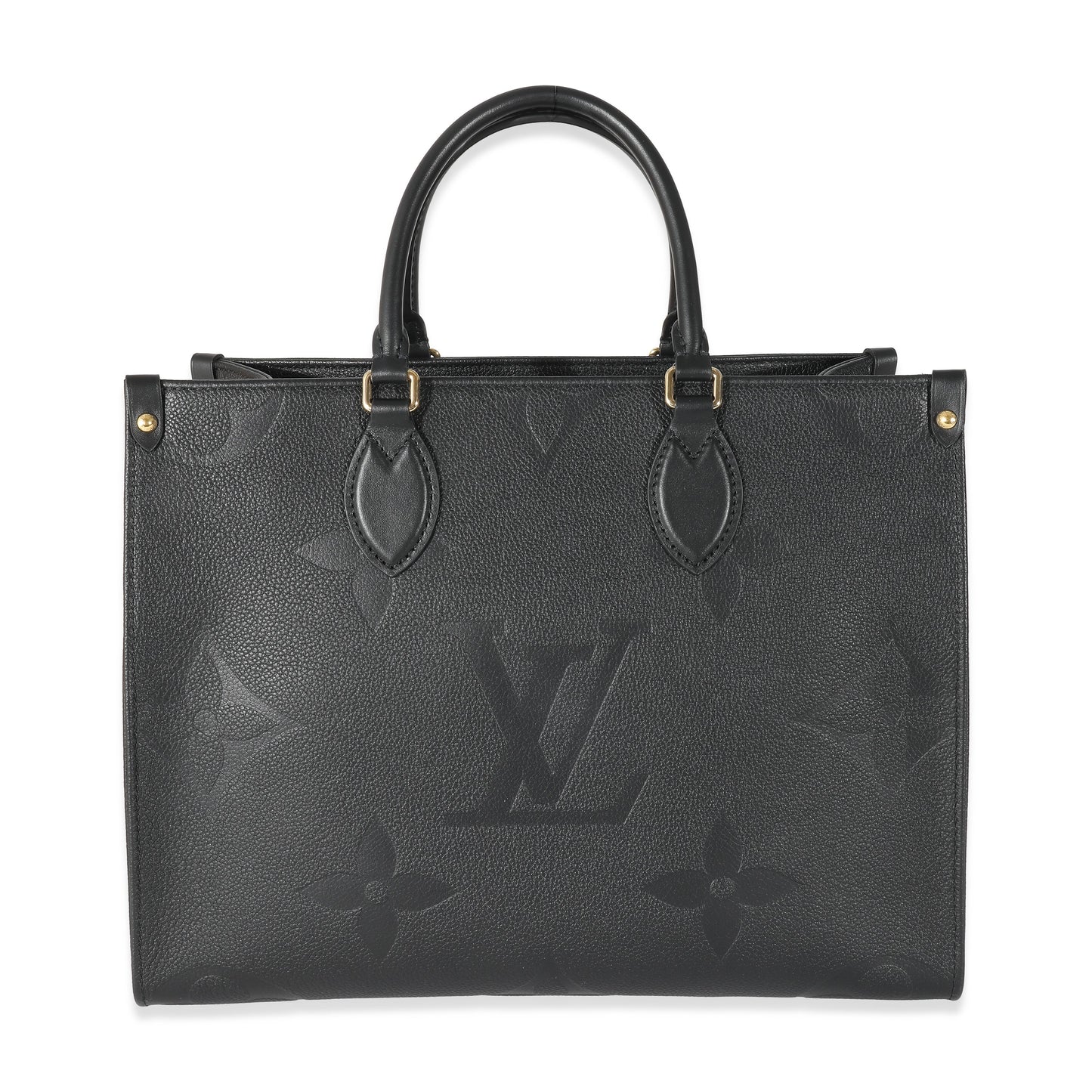 Louis Vuitton Louis Vuitton Black Monogram Giant Empreinte Onthego MM