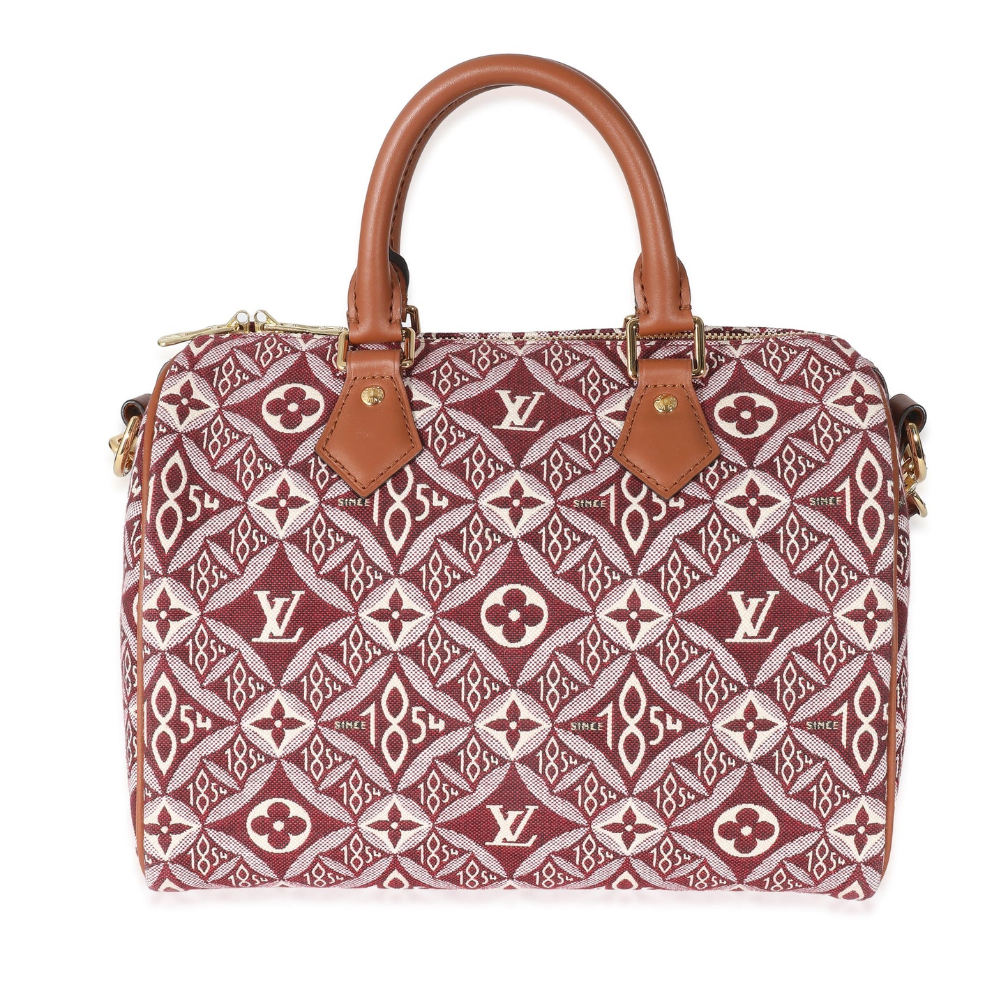 Louis Vuitton Louis Vuitton Bordeaux Jacquard Monogram Since 1854 Speedy Bandoulière 25