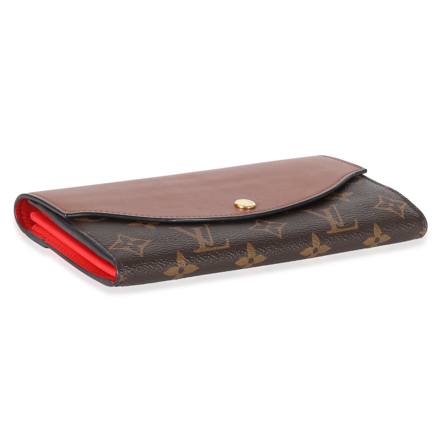 Louis Vuitton Louis Vuitton Marron Monogram Canvas Sarah Tuileries Wallet