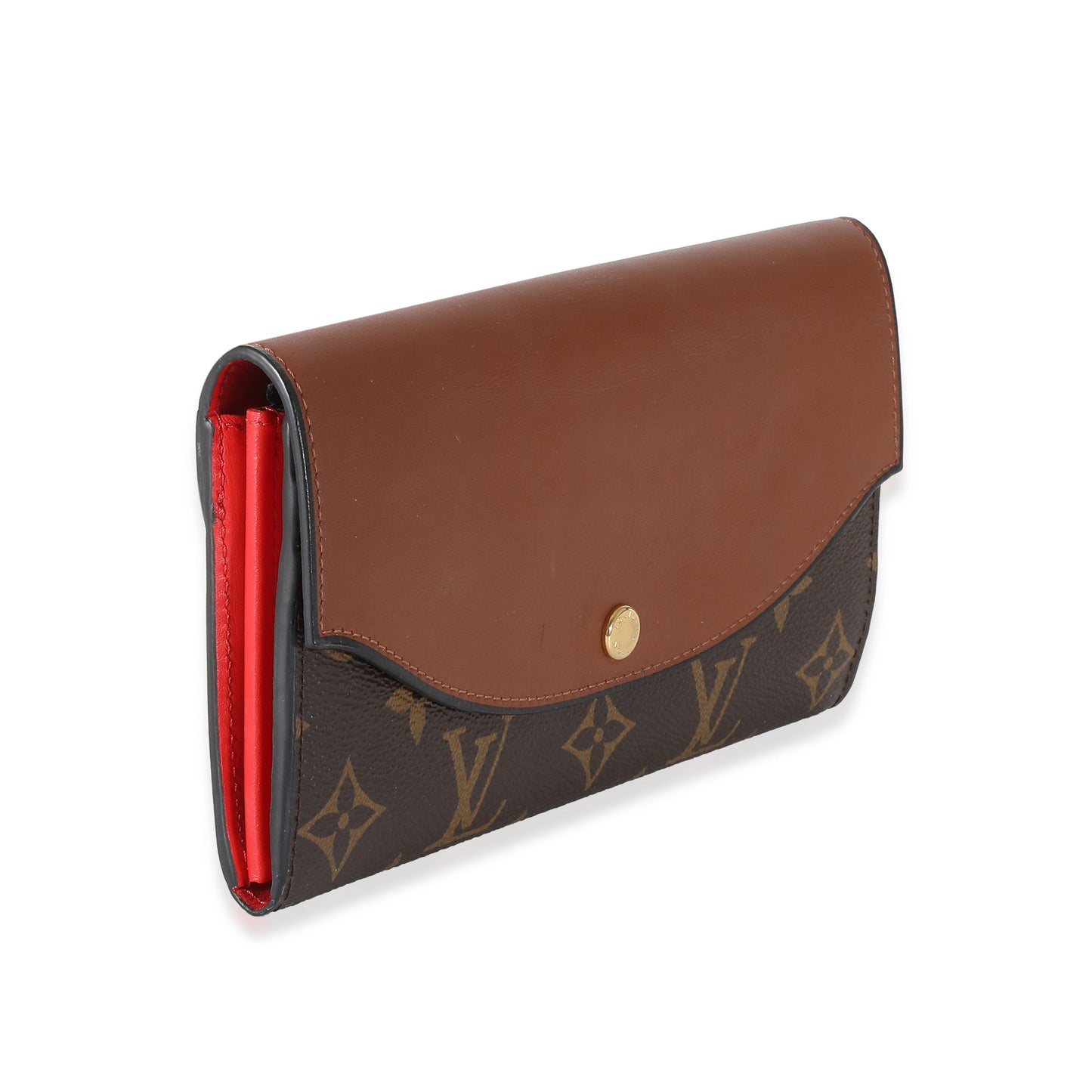 Louis Vuitton Louis Vuitton Marron Monogram Canvas Sarah Tuileries Wallet