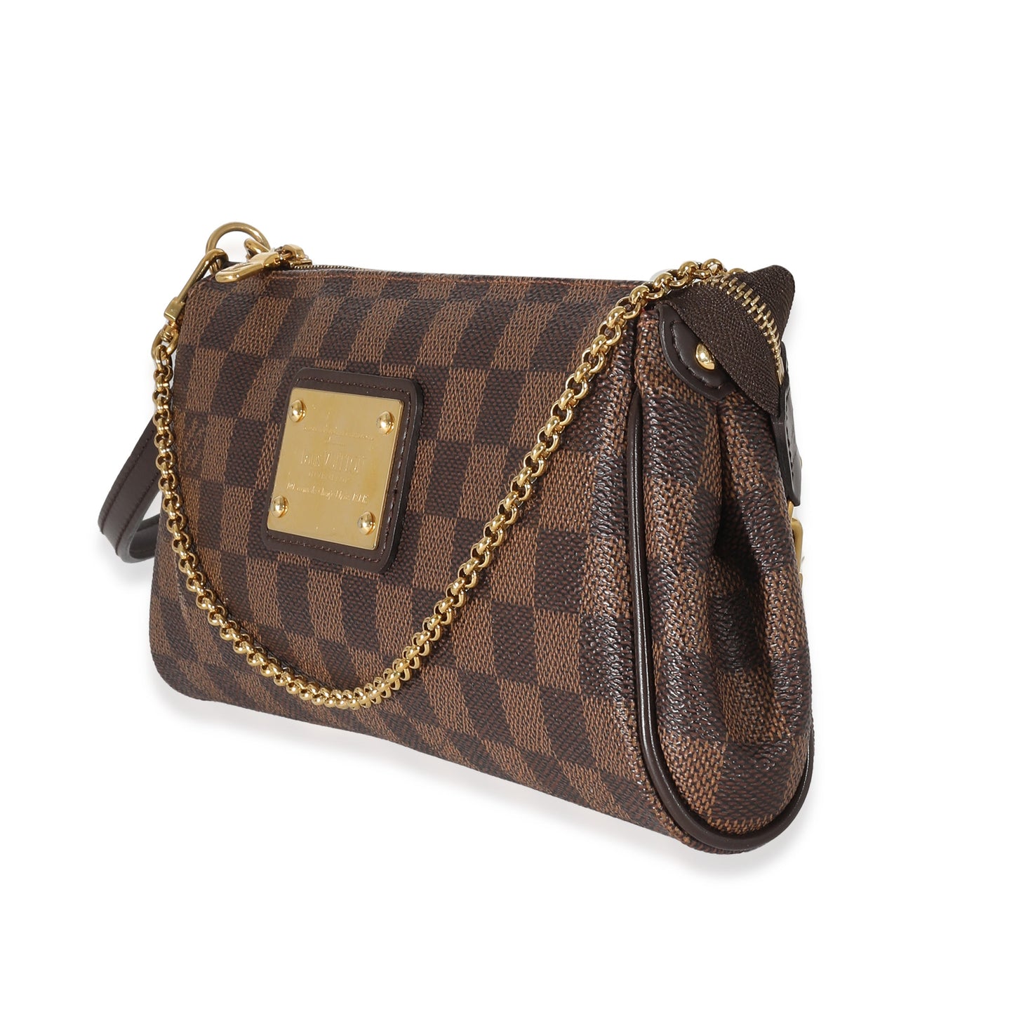 Louis Vuitton Louis Vuitton Damier Ebene Canvas Eva Clutch
