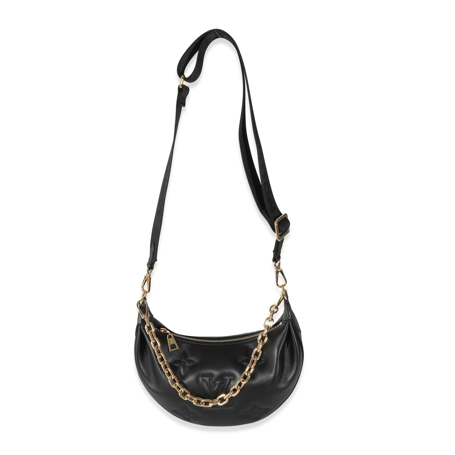 Louis Vuitton Louis Vuitton Black Calfskin Bubblegram Over The Moon