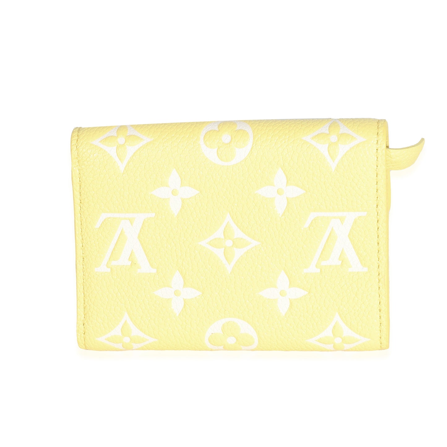 Louis Vuitton Louis Vuitton Lemon Curd Monogram Empreinte Victorine Wallet
