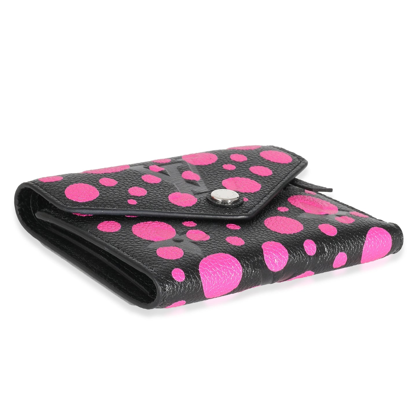 Louis Vuitton Louis Vuitton x Yayoi Kusama Noir Fuchsia Empreinte Victorine Wallet