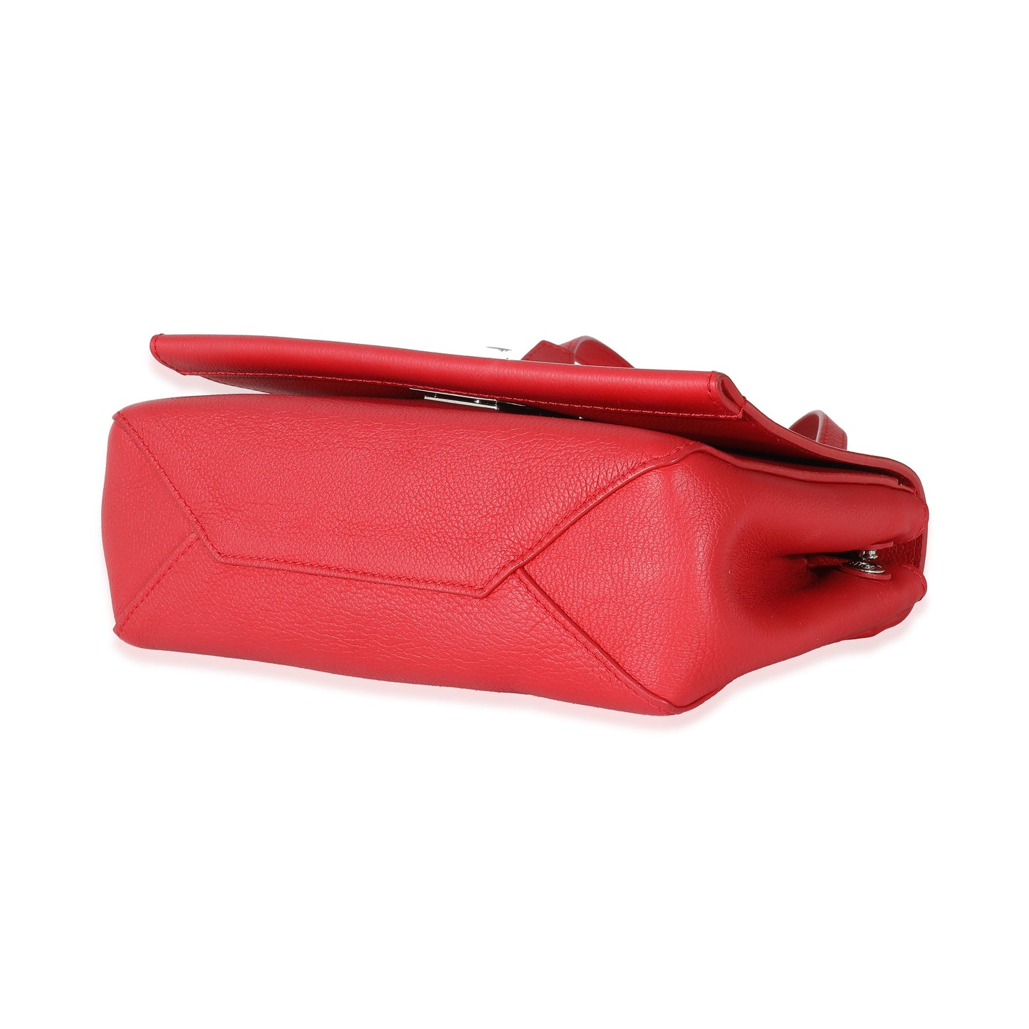 Louis Vuitton Louis Vuitton Rubis Pebbled Leather Lockme II BB