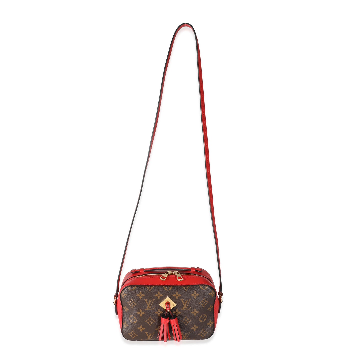 Louis Vuitton Louis Vuitton Coquelicot Monogram Canvas Saintonge