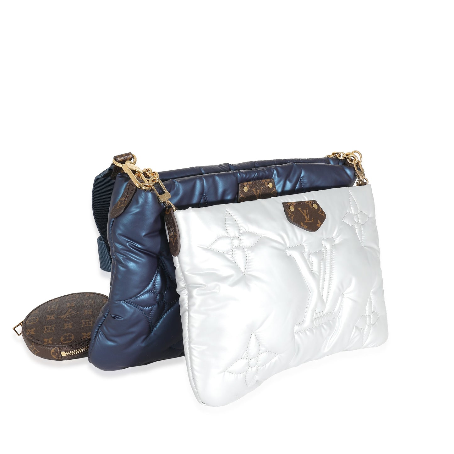 Louis Vuitton Louis Vuitton Navy Silver Econyl Maxi Multi Pochette Accessoires