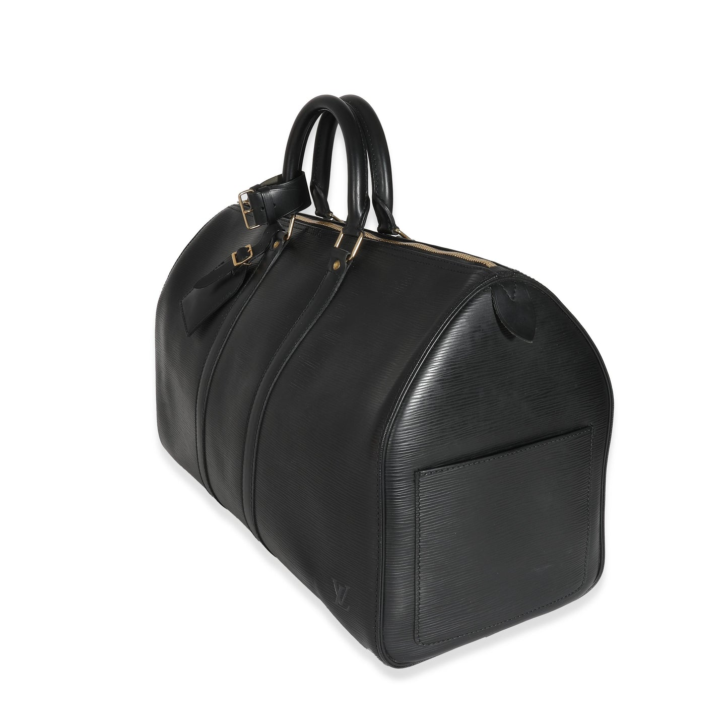 Louis Vuitton Louis Vuitton Black Epi Keepall 45