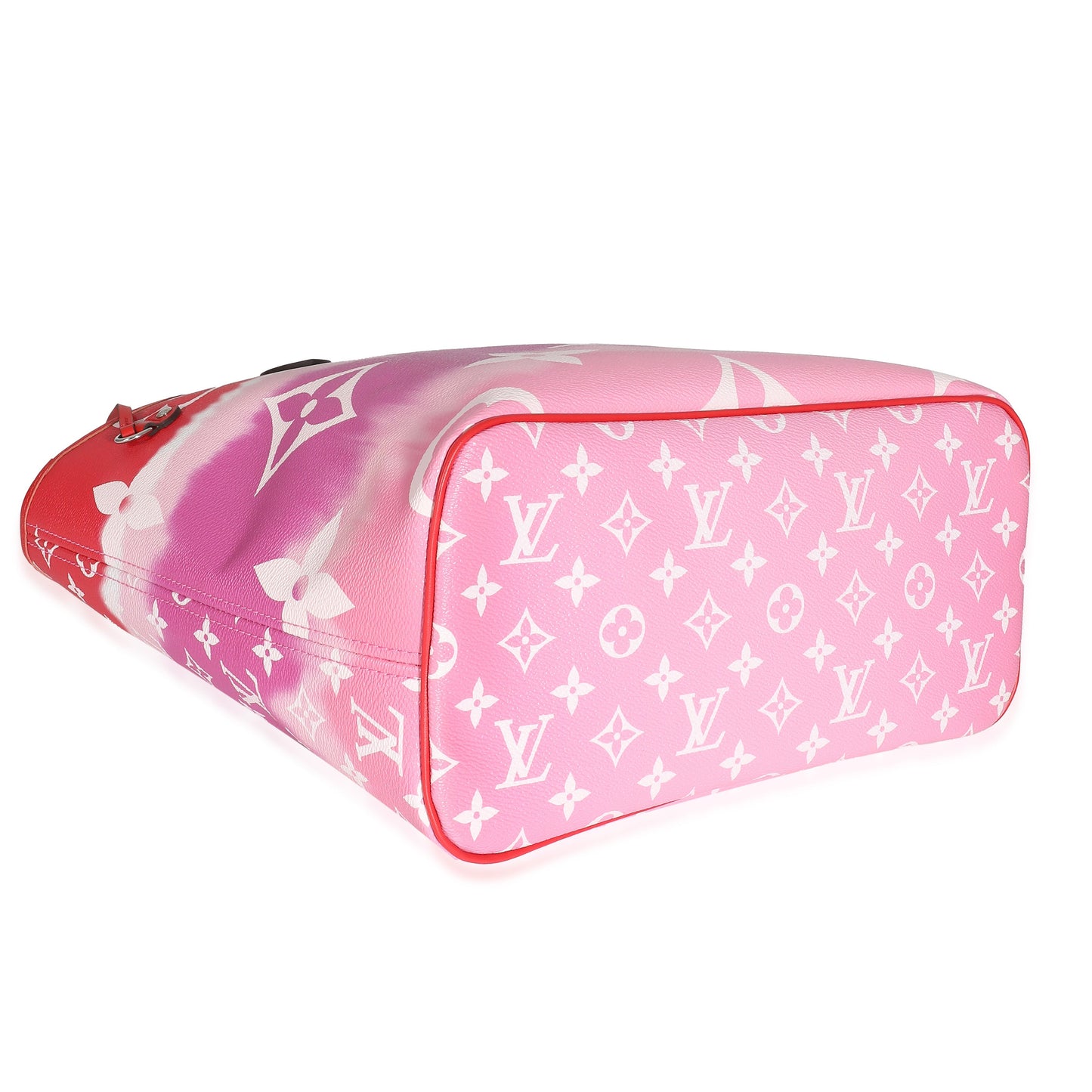 Louis Vuitton Louis Vuitton Red Pink Rogue LV Escale Canvas Neverfull MM