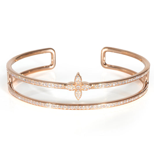 Louis Vuitton Louis Vuitton Idylle Blossom Bracelet with Diamonds in 18k Rose Gold 1.17 CTW
