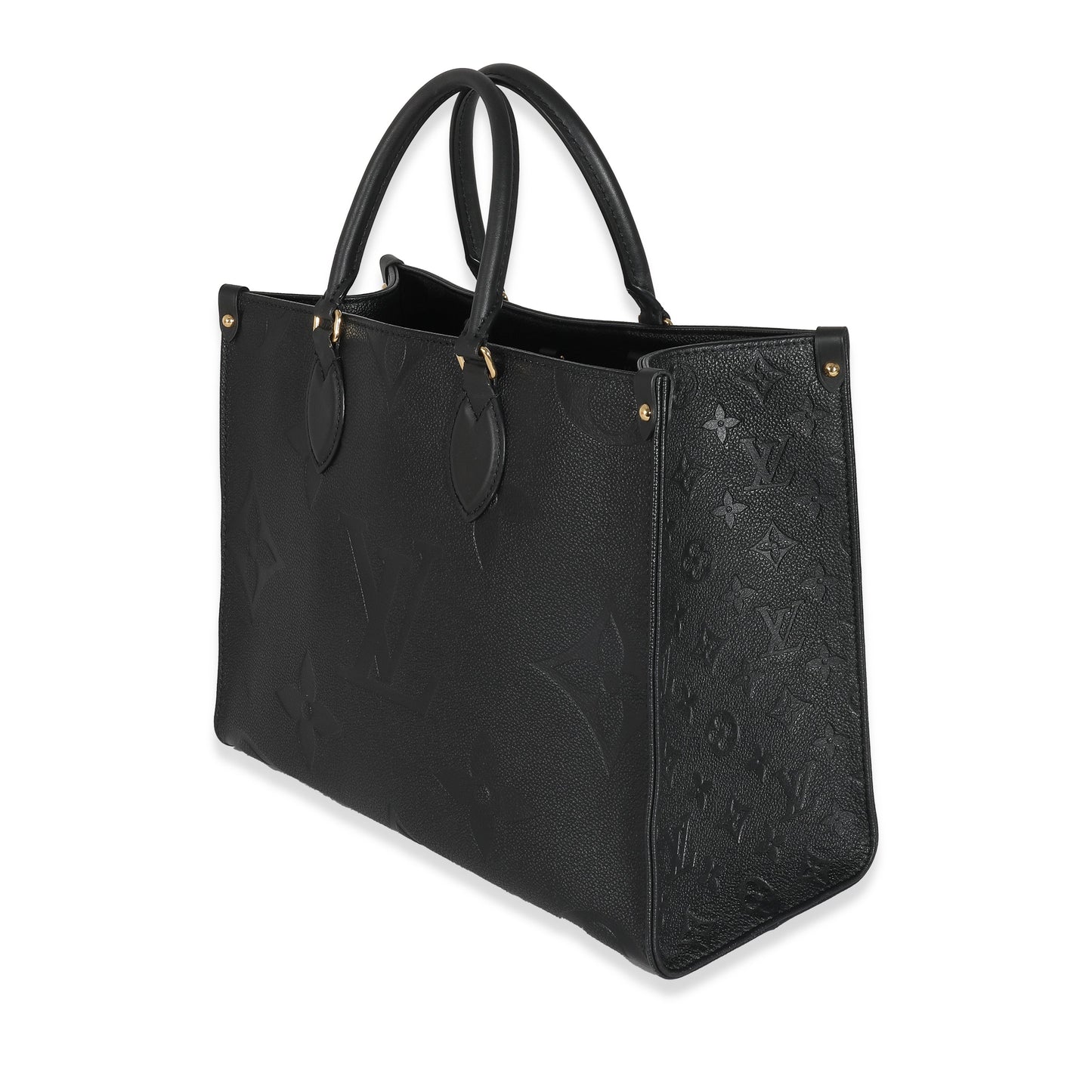 Louis Vuitton Louis Vuitton Black Monogram Giant Empreinte Onthego MM