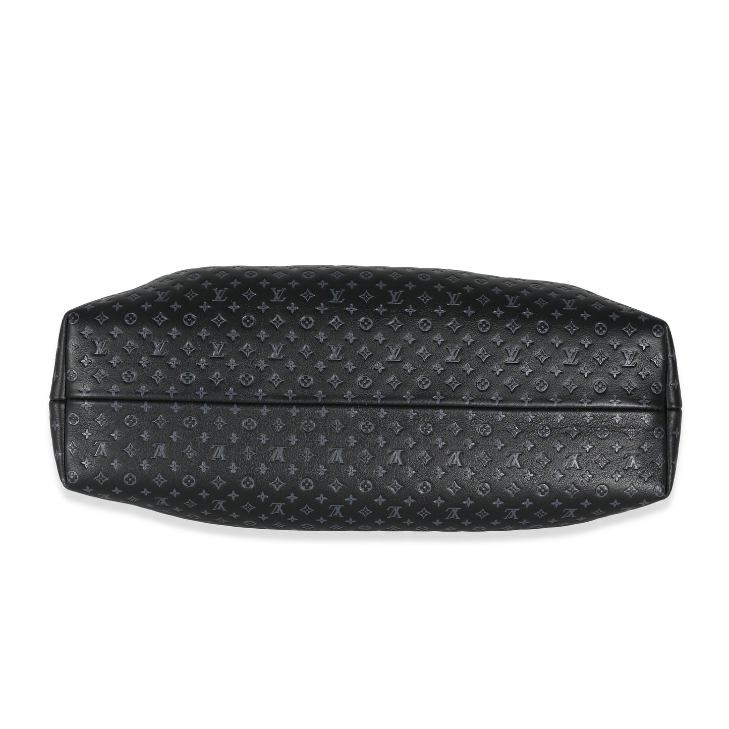 Louis Vuitton Black Embossed Calfskin Nanogram Clutch