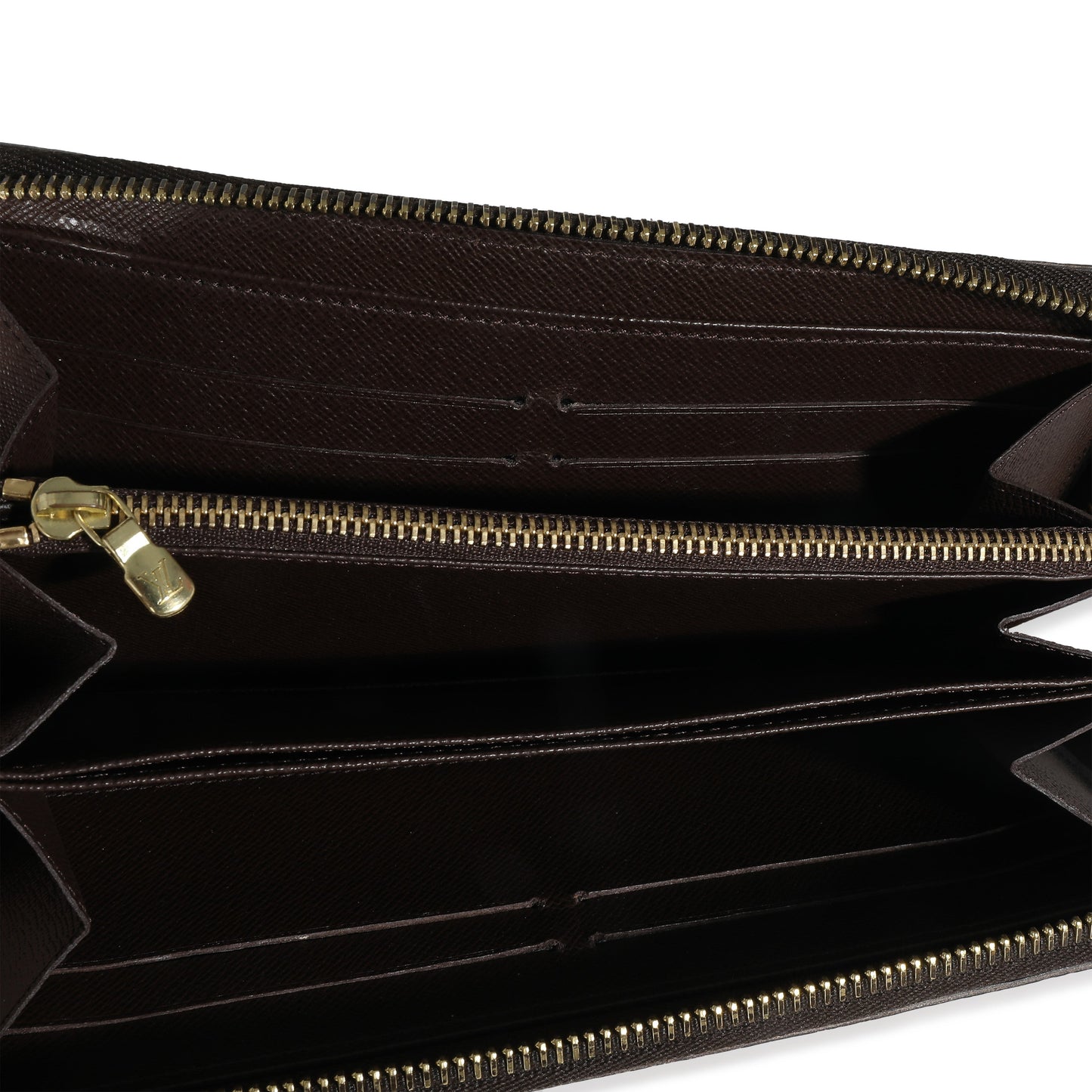 Louis Vuitton Louis Vuitton Damier Ebene Canvas Zippy Wallet