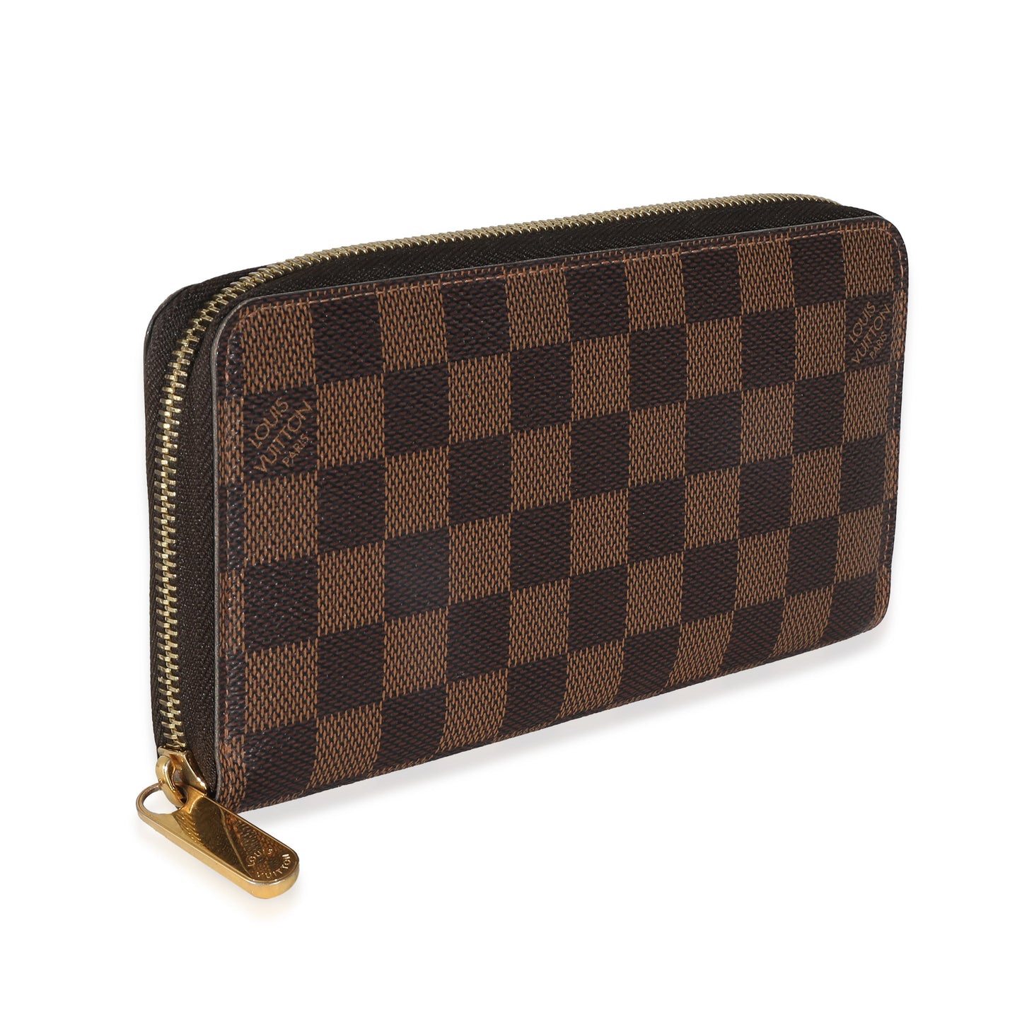 Louis Vuitton Louis Vuitton Damier Ebene Canvas Zippy Wallet