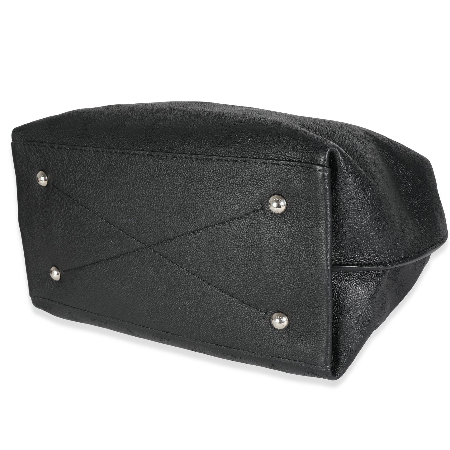 Louis Vuitton Black Monogram Mahina Carmel Hobo