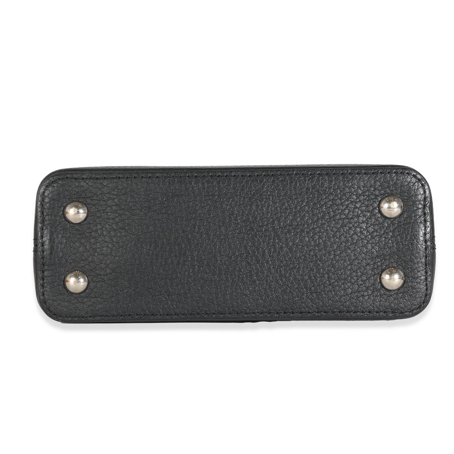 Louis Vuitton Louis Vuitton Black Taurillon Pink Python Mini Capucines