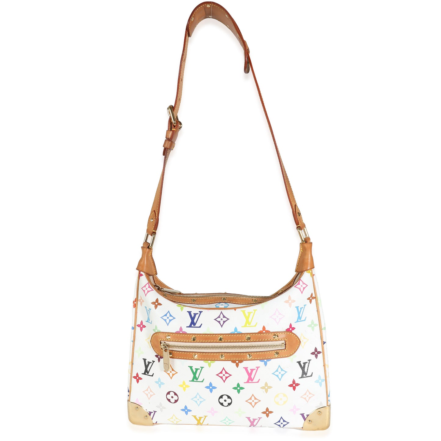 Louis Vuitton Louis Vuitton White Monogram Multicolore Canvas Boulogne
