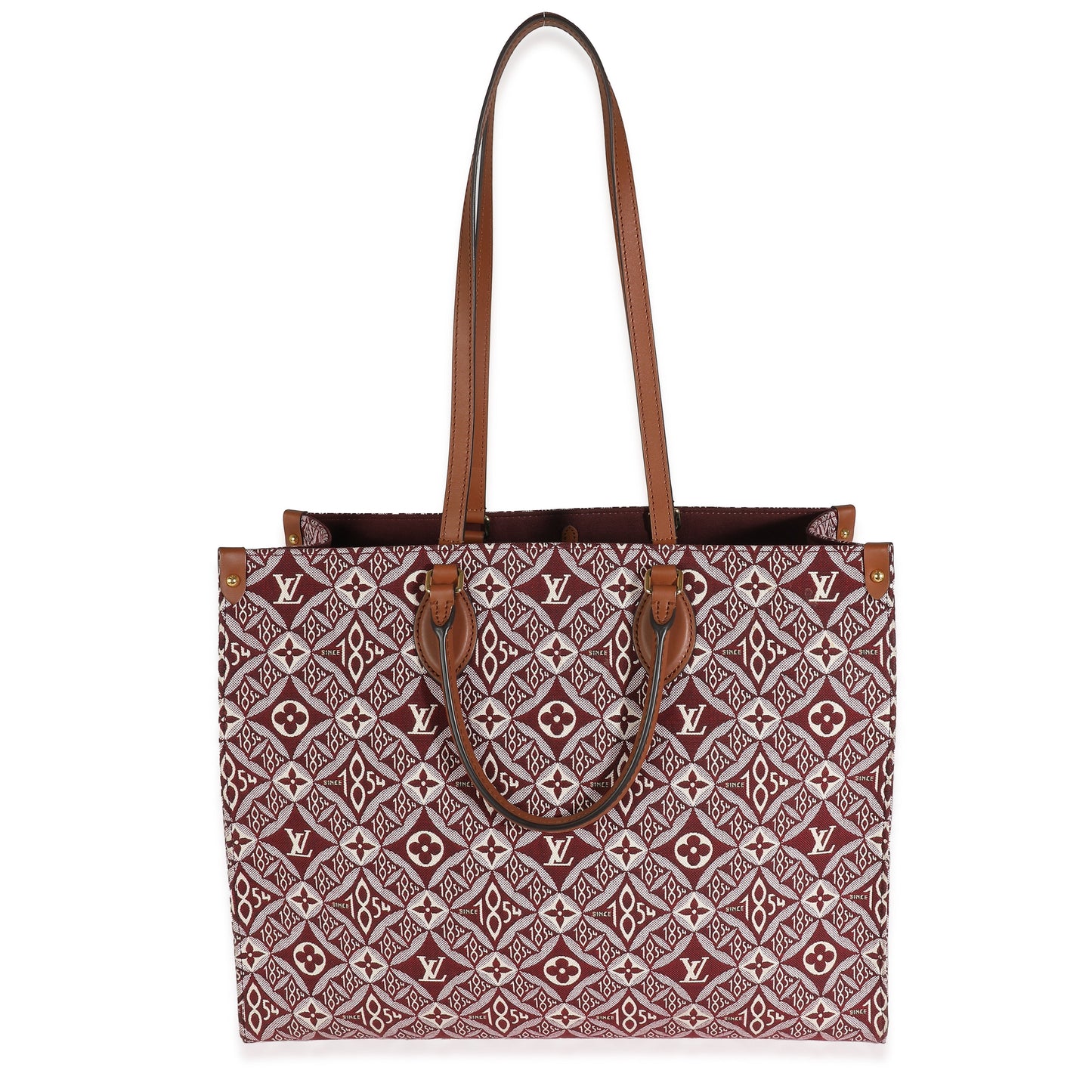 Louis Vuitton Bordeaux Jacquard Since 1854 Onthego GM