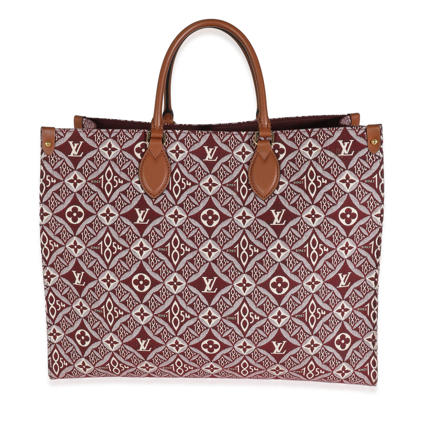 Louis Vuitton Bordeaux Jacquard Since 1854 Onthego GM