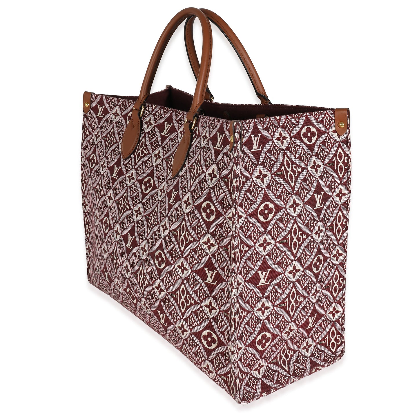 Louis Vuitton Bordeaux Jacquard Since 1854 Onthego GM