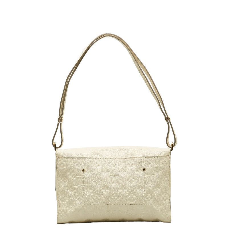 Louis Vuitton M40807 White Leather  Louis Vuitton M40807 White Leather Ladies Louis Vuitton