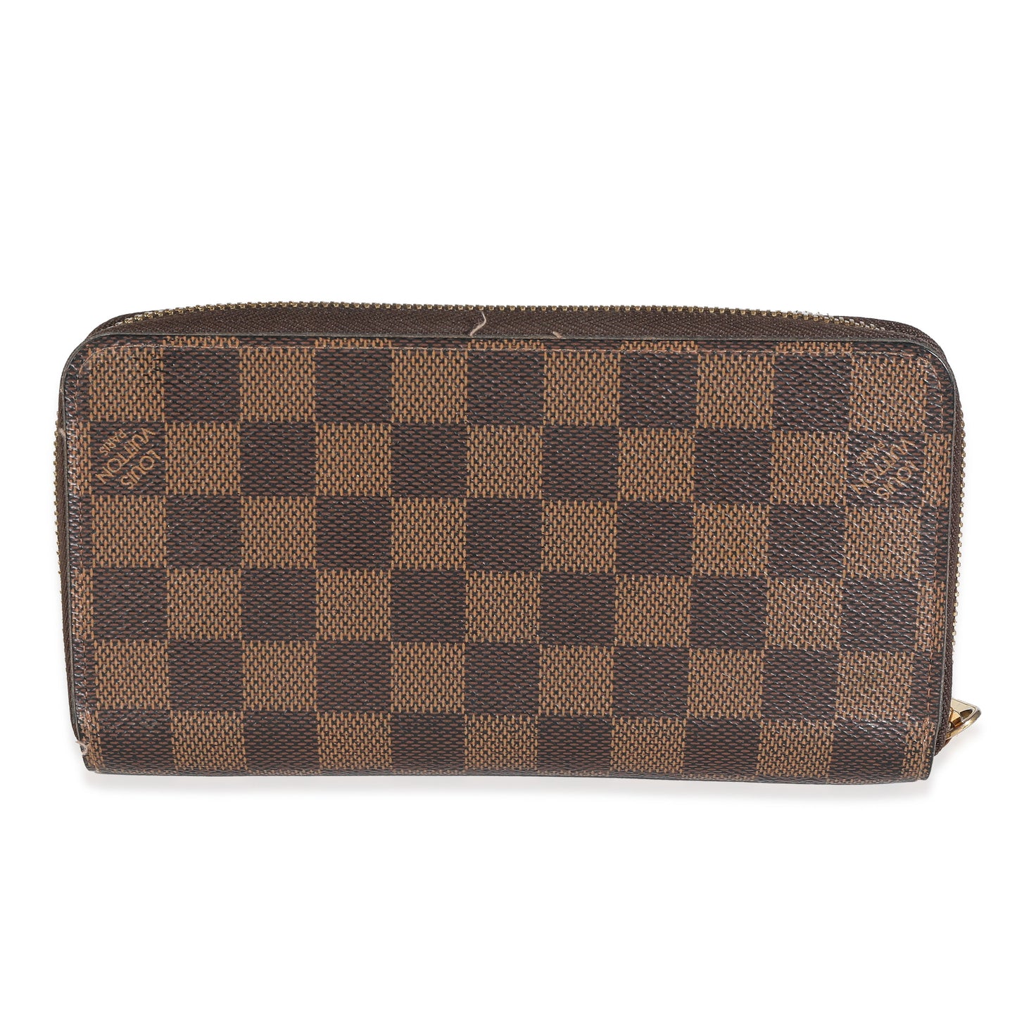 Louis Vuitton Louis Vuitton Damier Ebene Canvas Zippy Wallet