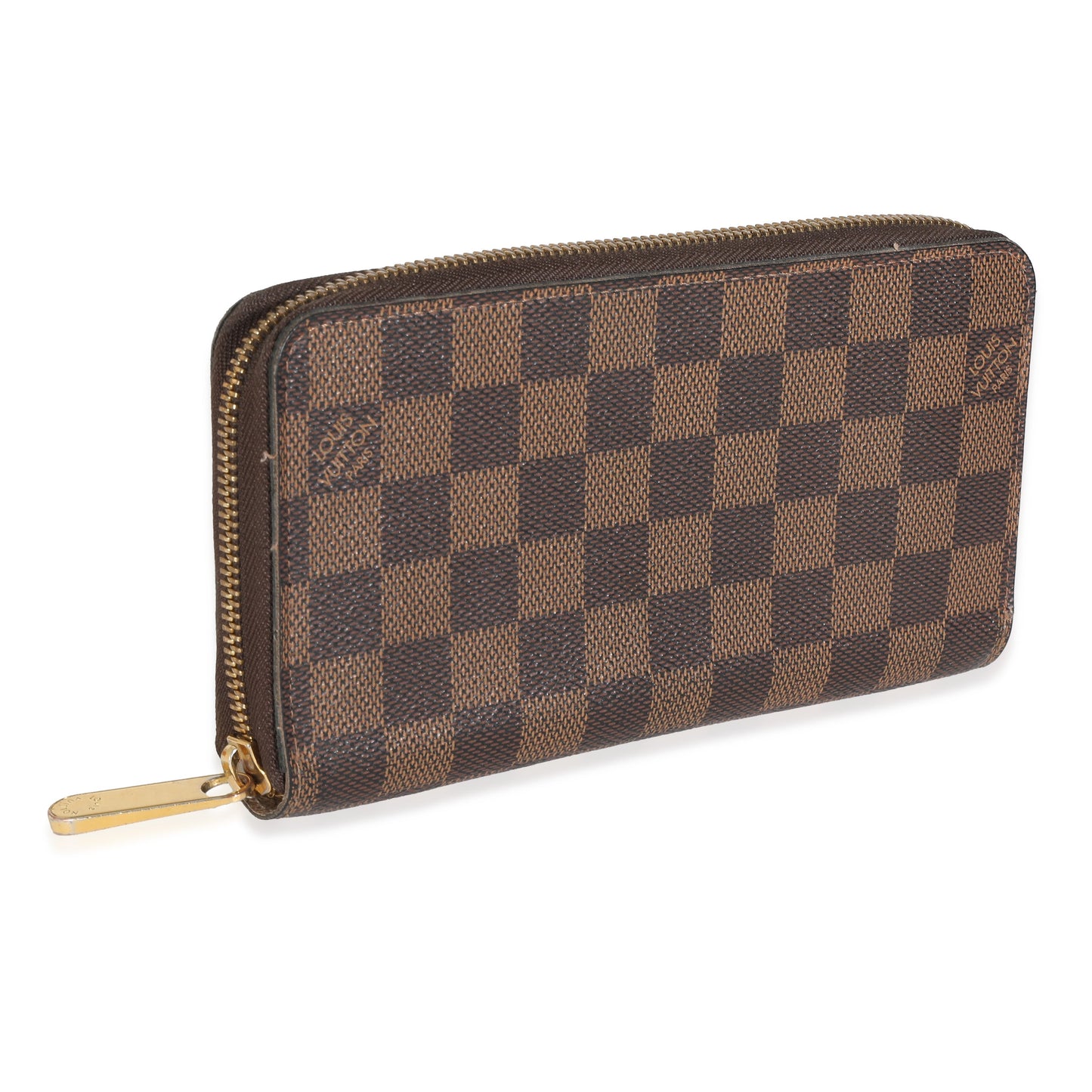 Louis Vuitton Louis Vuitton Damier Ebene Canvas Zippy Wallet
