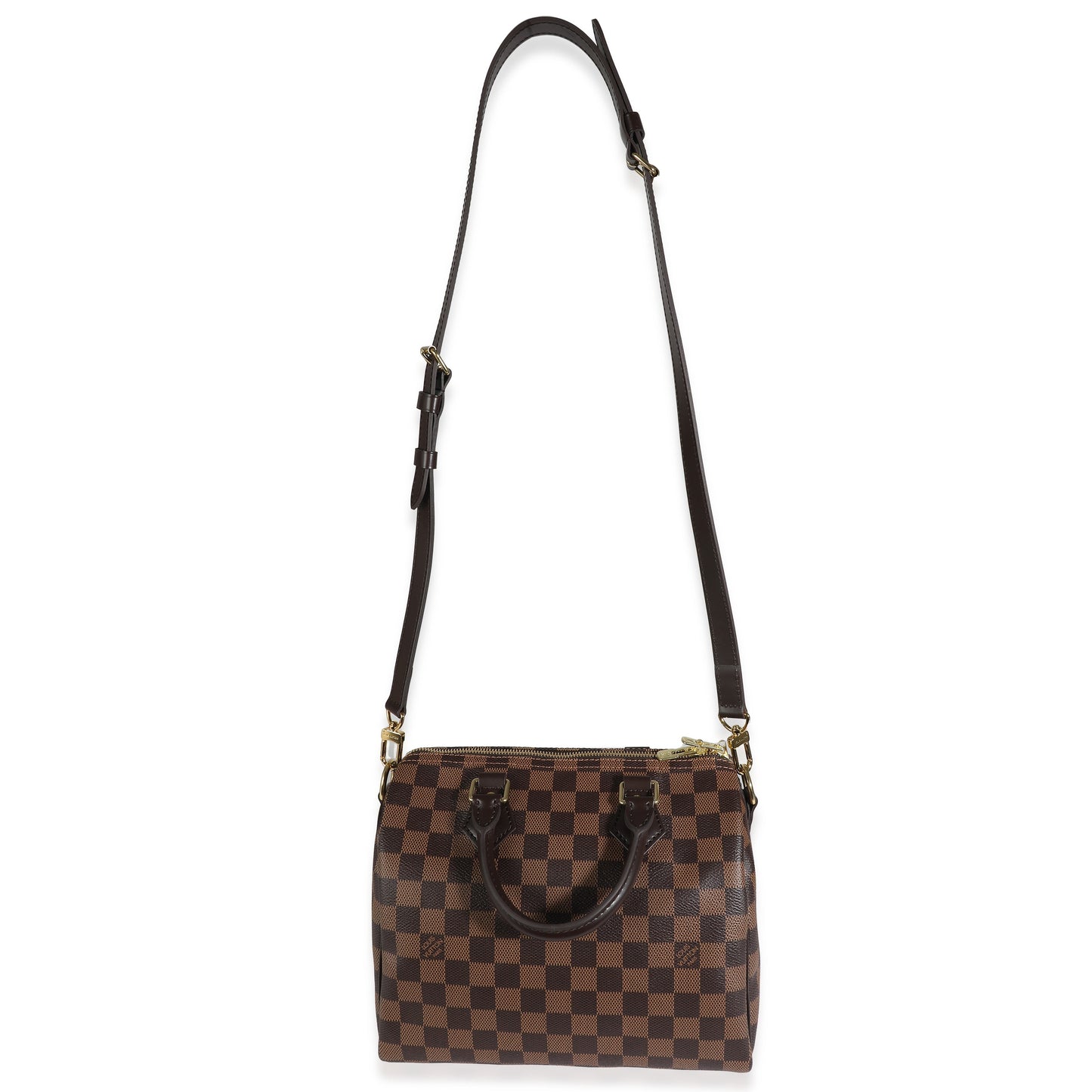 Louis Vuitton Louis Vuitton Damier Ebene Canvas Speedy Bandoulière 25