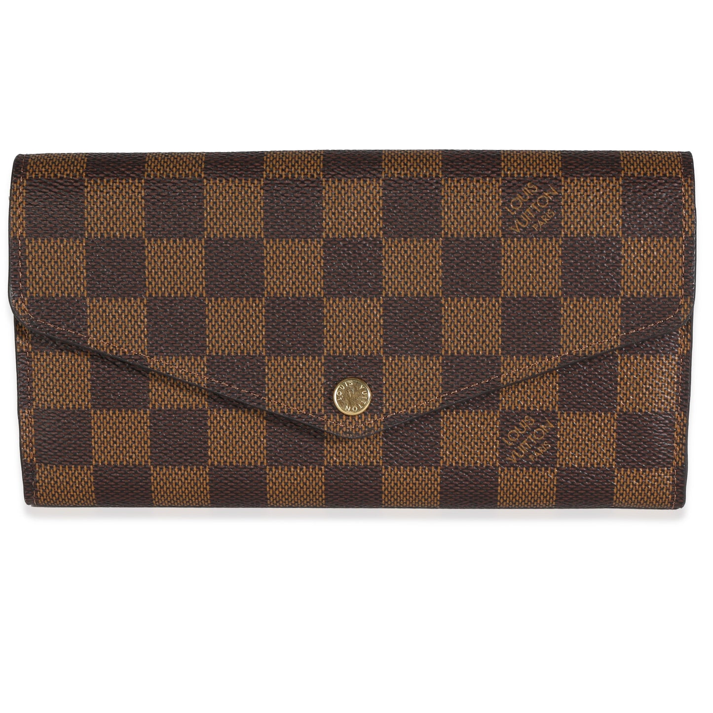 Louis Vuitton Louis Vuitton Damier Ebene Canvas Sarah Wallet