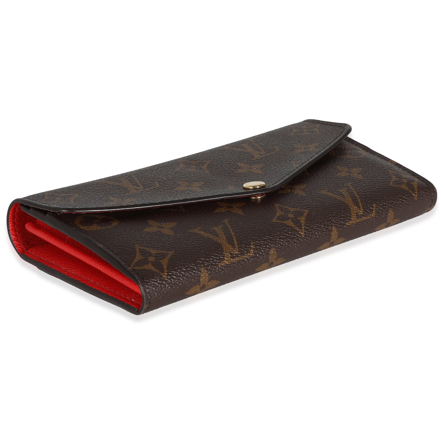 Louis Vuitton Louis Vuitton Poppy Monogram Canvas Sarah Wallet