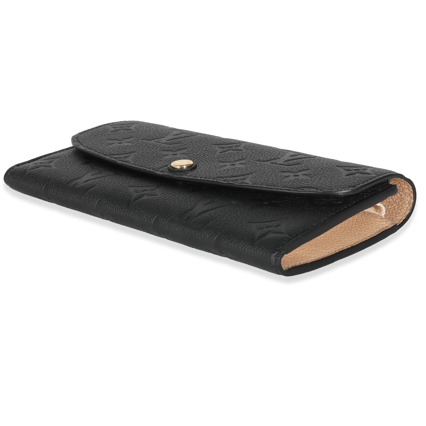 Louis Vuitton Louis Vuitton Black Monogram Empreinte Emilie Wallet