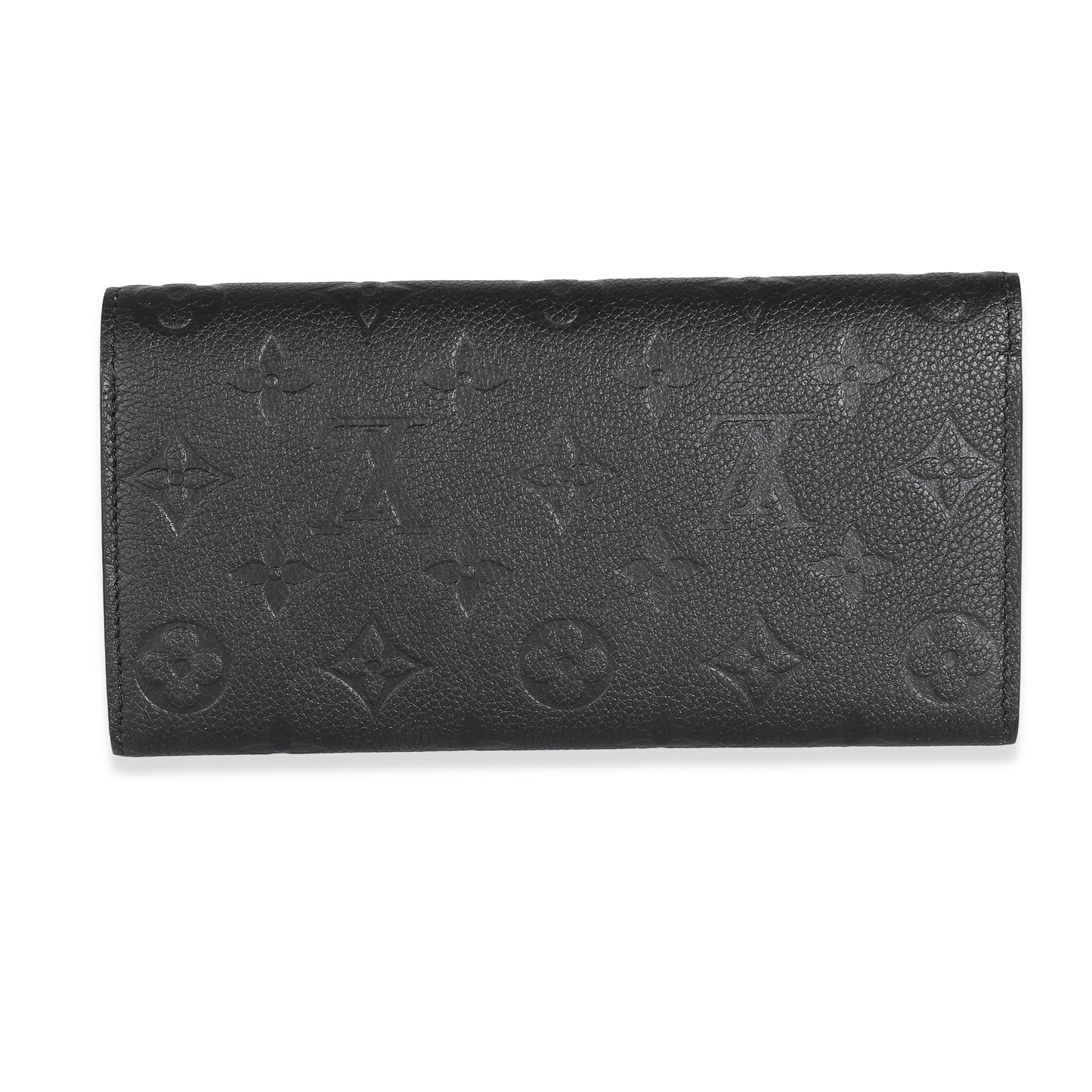 Louis Vuitton Louis Vuitton Black Monogram Empreinte Emilie Wallet