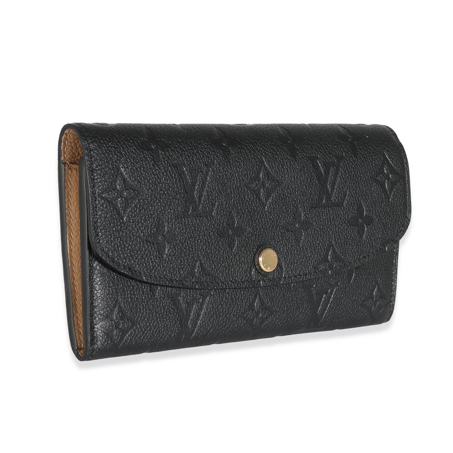 Louis Vuitton Louis Vuitton Black Monogram Empreinte Emilie Wallet