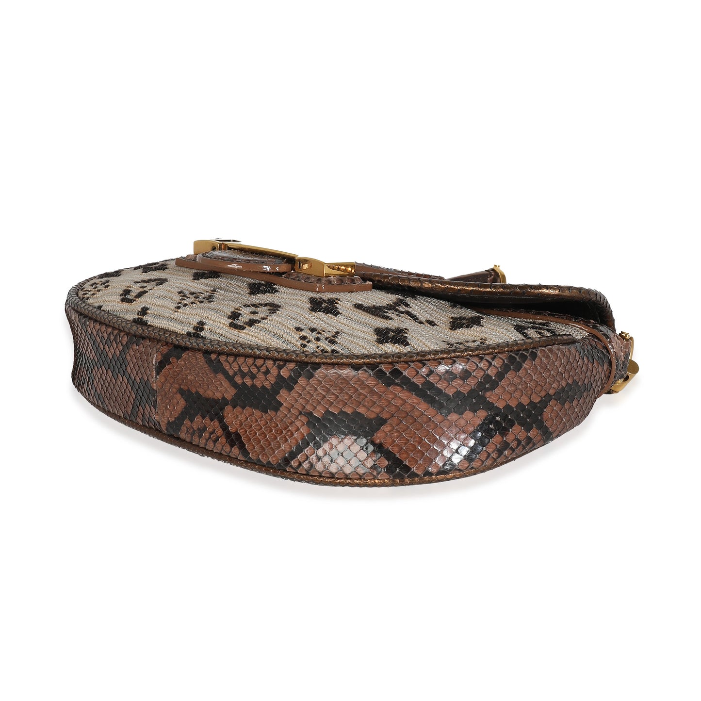 Louis Vuitton Bronze Python Marron Monogram Empire Levant