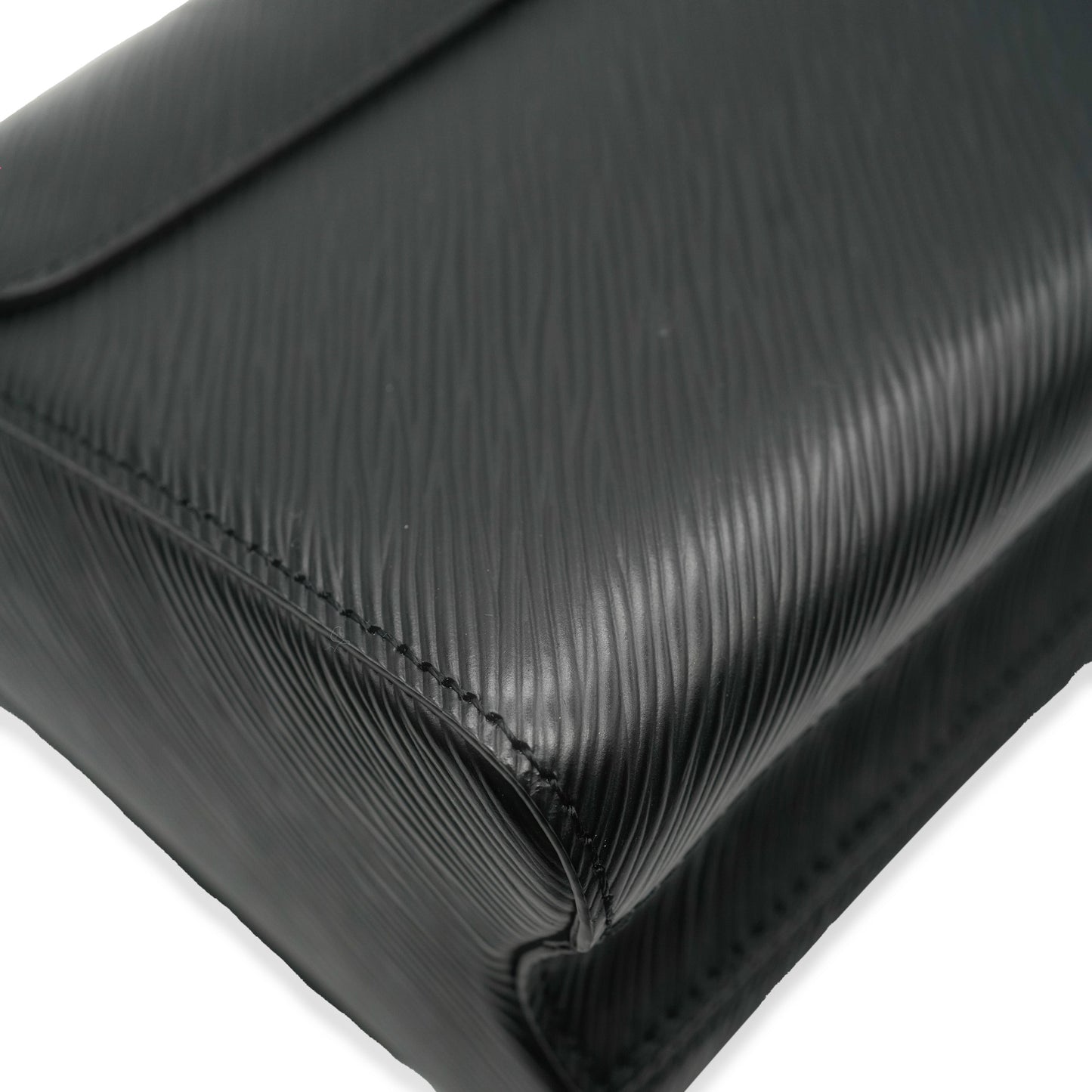 Louis Vuitton Black Epi Braided Handle Twist MM