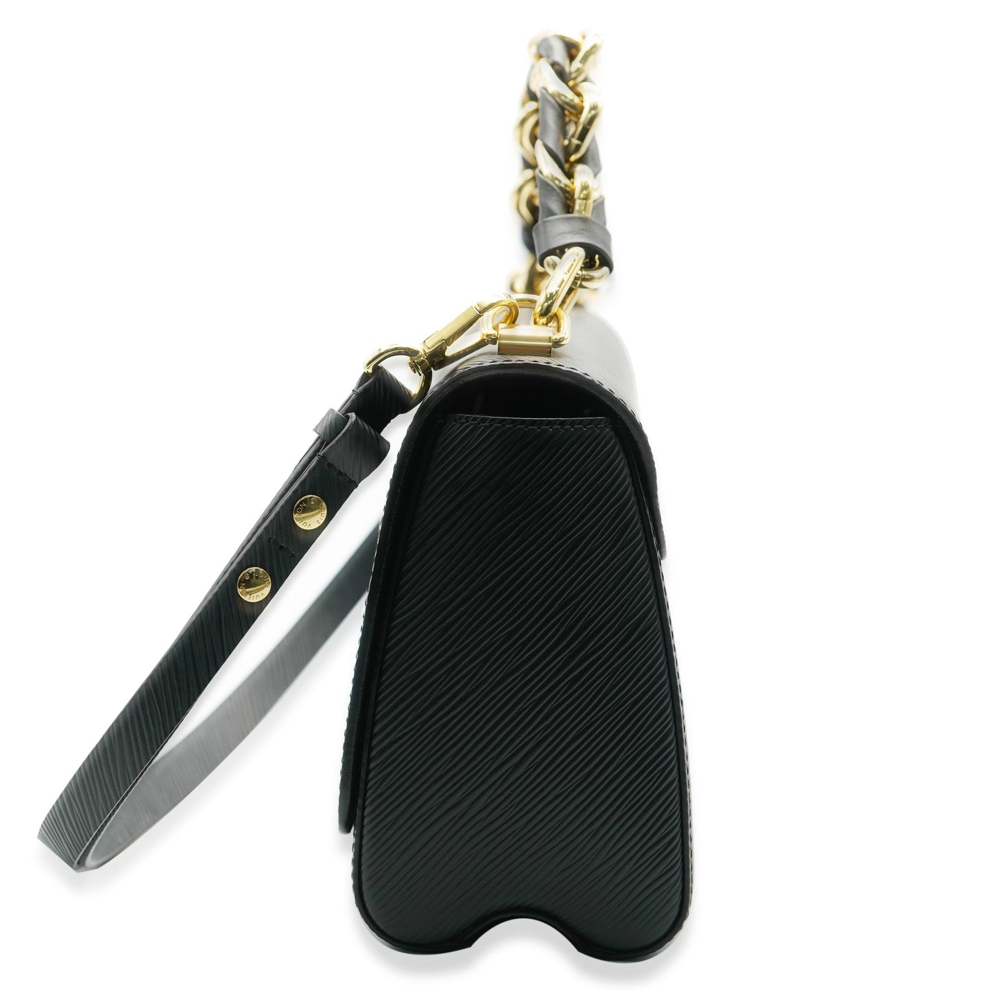 Louis Vuitton Black Epi Braided Handle Twist MM