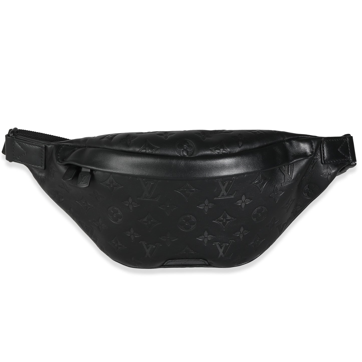 Louis Vuitton Louis Vuitton Black Monogram Shadow Calfskin Discovery Bumbag PM