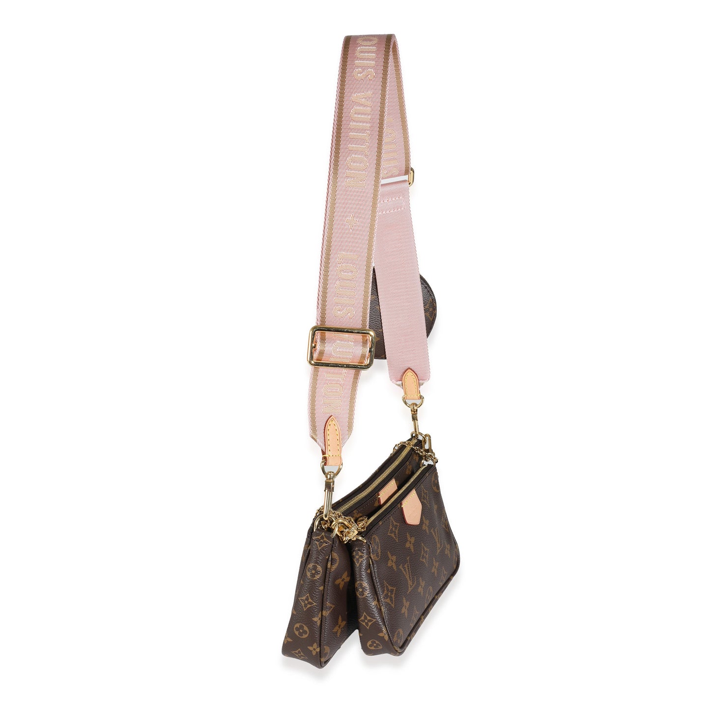 Louis Vuitton Louis Vuitton Rose Clair Monogram Canvas Multi Pochette Accessoires