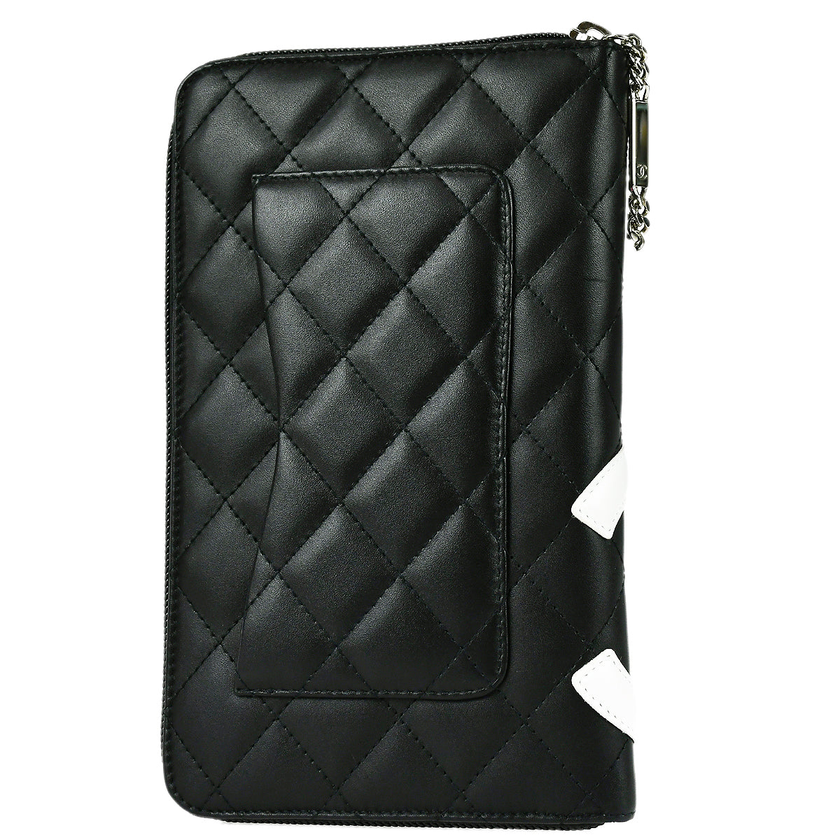 Luxury Chanel 2011 Black Calfskin Cambon Ligne Long Wallet