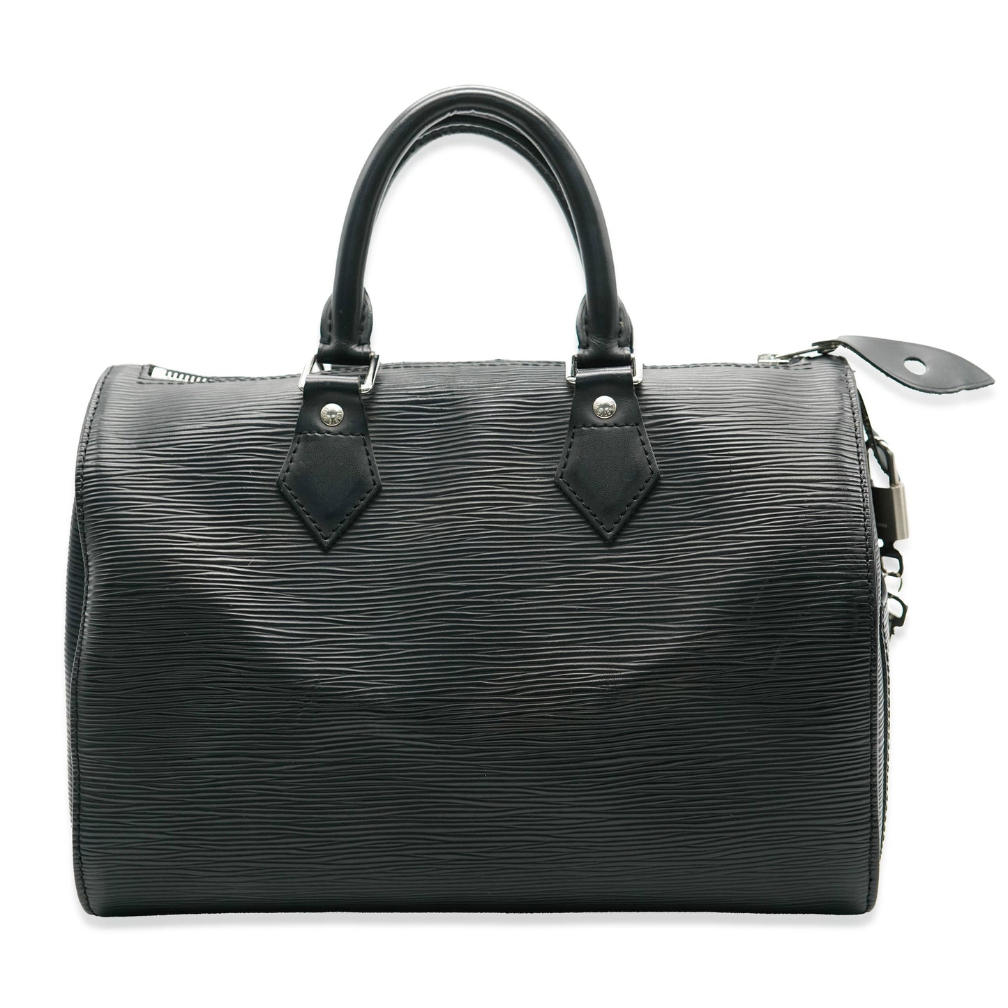 Louis Vuitton Black Epi Speedy 25
