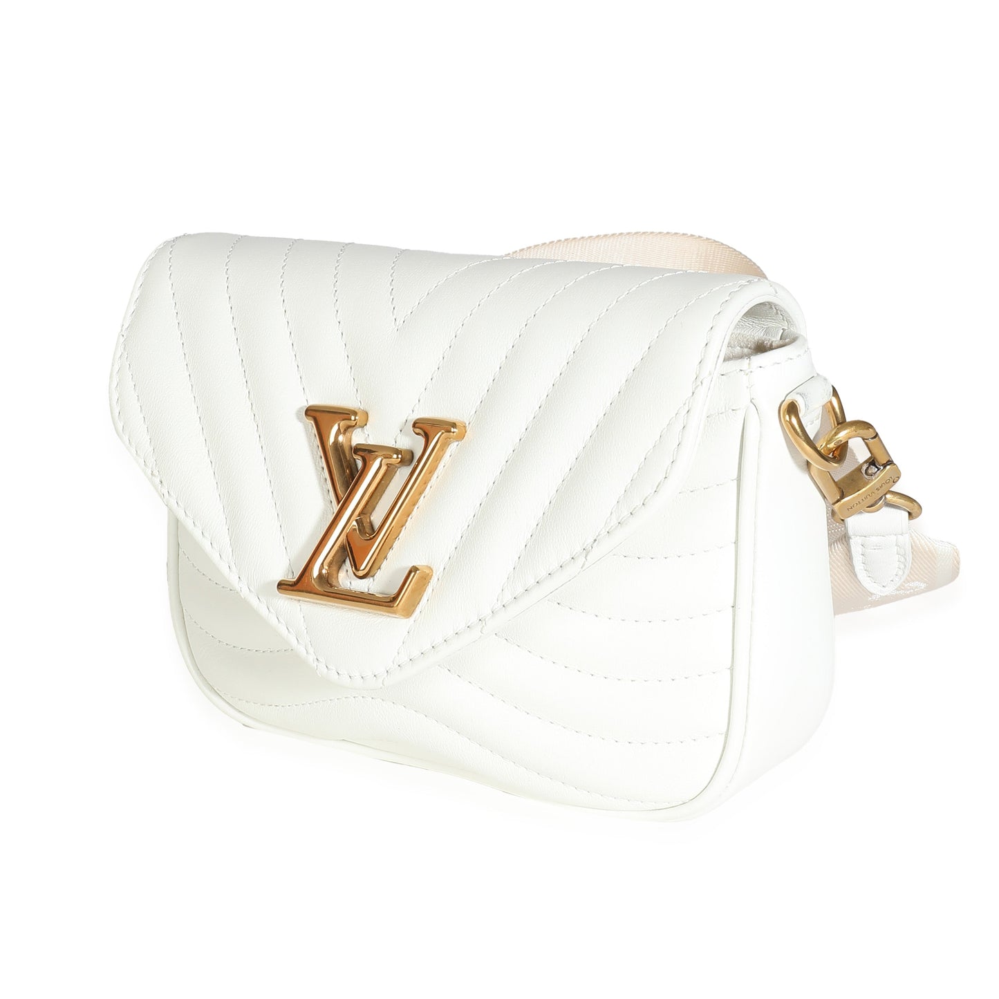 Louis Vuitton Louis Vuitton Snow Calfskin New Wave Multi Pochette