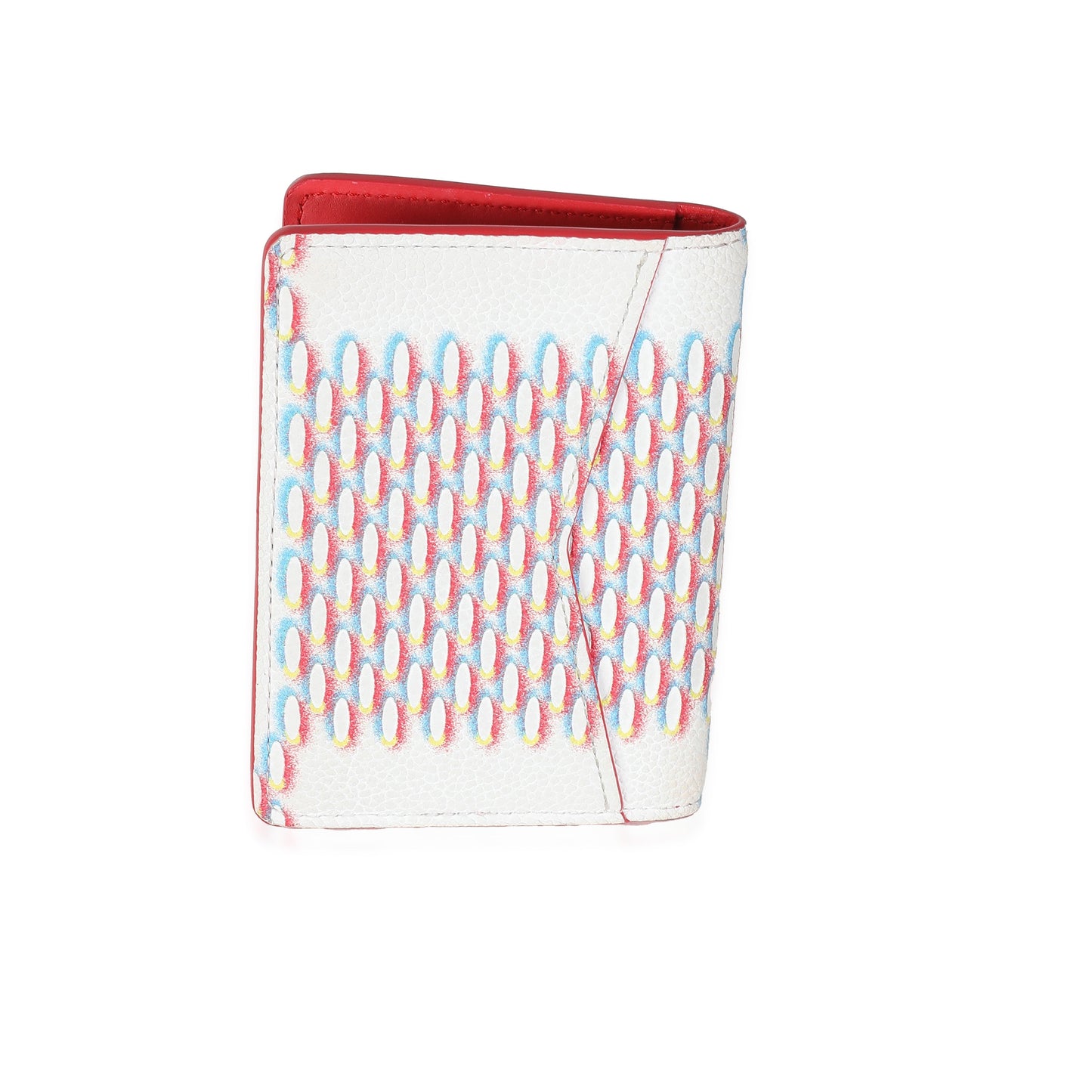 Louis Vuitton Red White Blue Leather Damier Spray Pocket Organizer